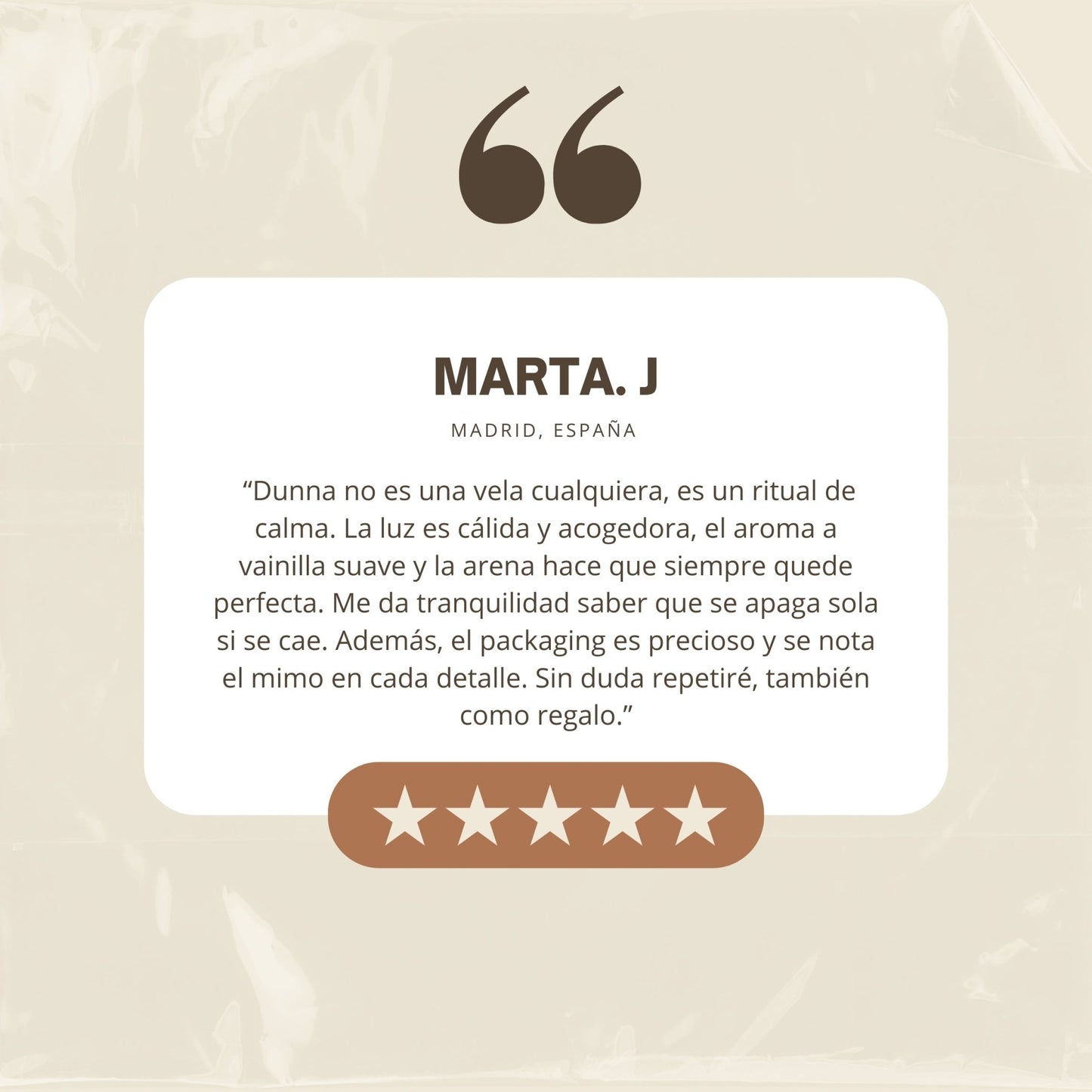 Velas de Arena Vainilla (200gr) + 30 Mechas